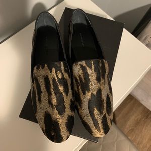 Banana Republic Leopard Print Smoking Loafers